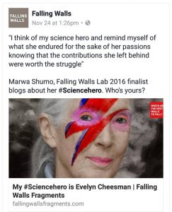  #My Science hero is the late entomologist and travel writer Evelyn Cheesman bcgfbg 