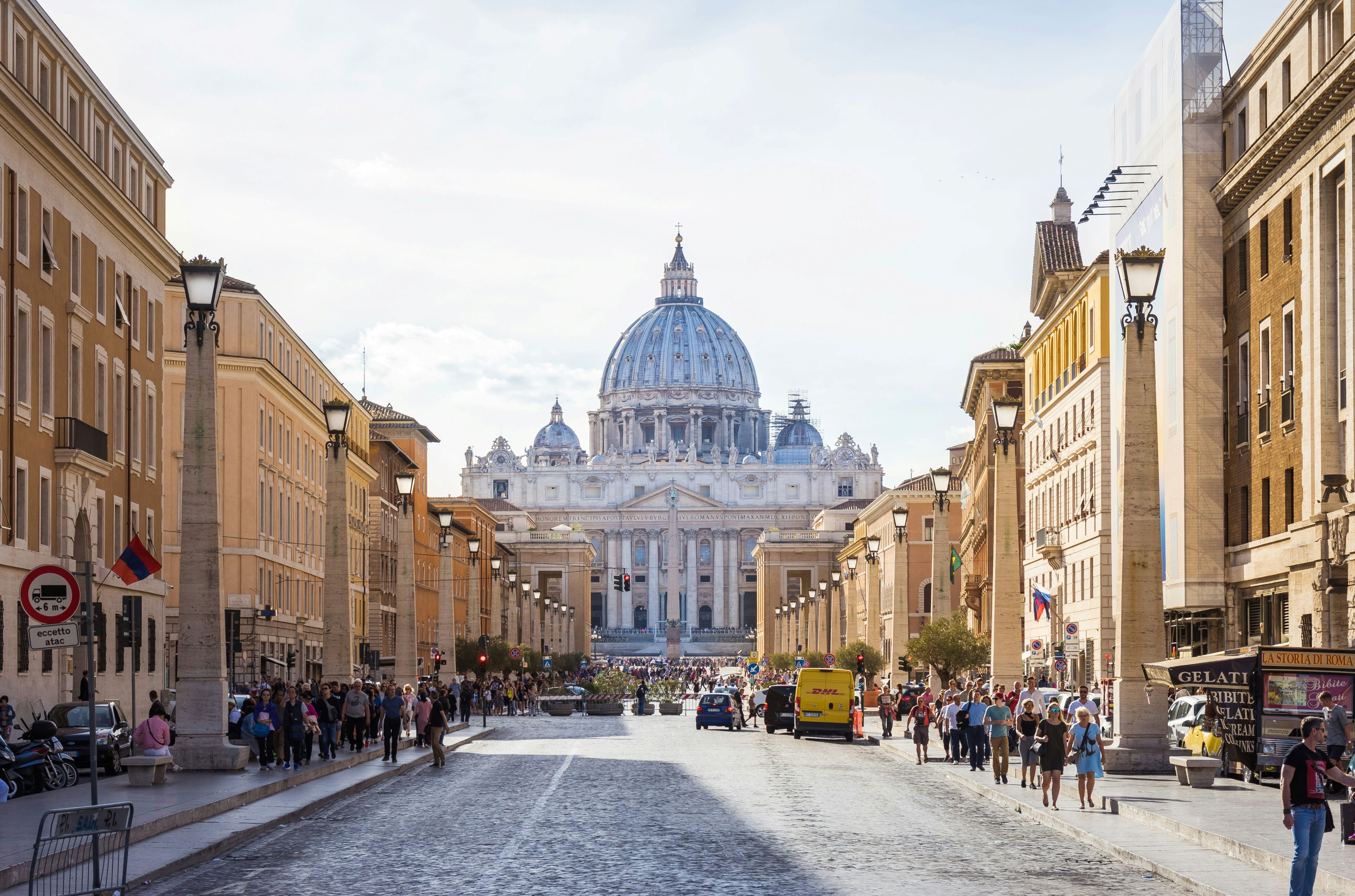 Photo of La Sapienza University building in Rome